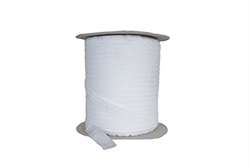 Gardinen Kräuselband weiß, 22 mm breit, 2 fädig, Meterware von Molton Markt