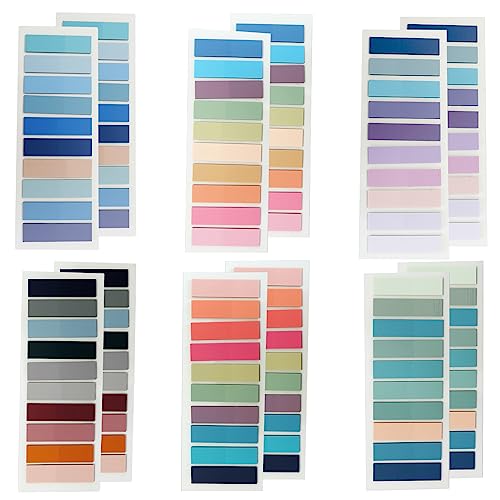 Molyorch 2400 Stück Index Tabs Set Klebemarkierungen, Haftstreifen Tabs Sticky, Beschriftbar Transparent Haftnotizen, für Studiennotizen, Bücher lesen, Dateimarkierung Molyorch 2400 Stück Index Tabs Set Klebemarkierungen, Haftstreifen Tabs Sticky, Beschriftbar Transparent Haftnotizen, für Studiennotizen, Bücher lesen, Dateimarkierung von Molyorch