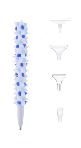 Diamantstickerei Applikator + 4 Spitzen Dekorativ Stacheln Blau Diamant Malwerkzeug Set für Erwachsene und Kinder, Mosaik Verlegung, Diamantbild. von Moments