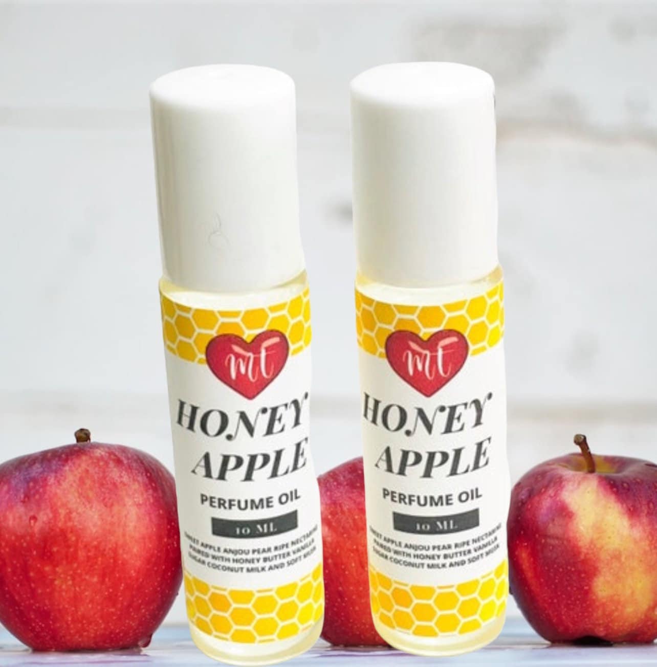 Honey Apple Perfume Oil Roll, Natürliches Parfümöl, Parfümwalze, Handgemachtes Parfum, Geschenke Für Sie von MonTresorBeautyCare