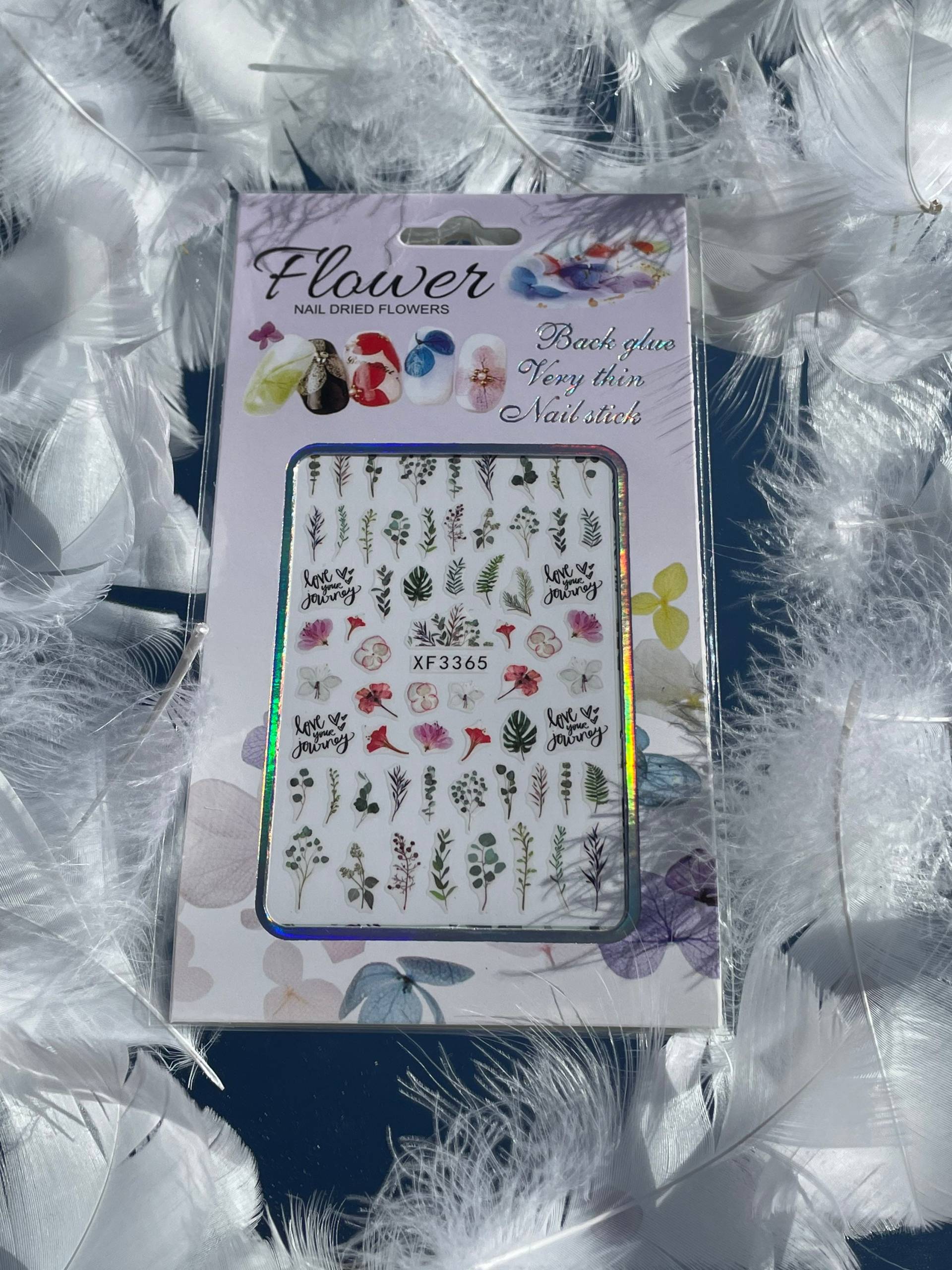 Blattnagel Sticker, Blumen Nagel Pflanzen Aufkleber, Selbstklebende Aufkleber Blattnagel Sticker, Blumen Nagel Pflanzen Aufkleber, Selbstklebende Aufkleber von MonarchyandCo