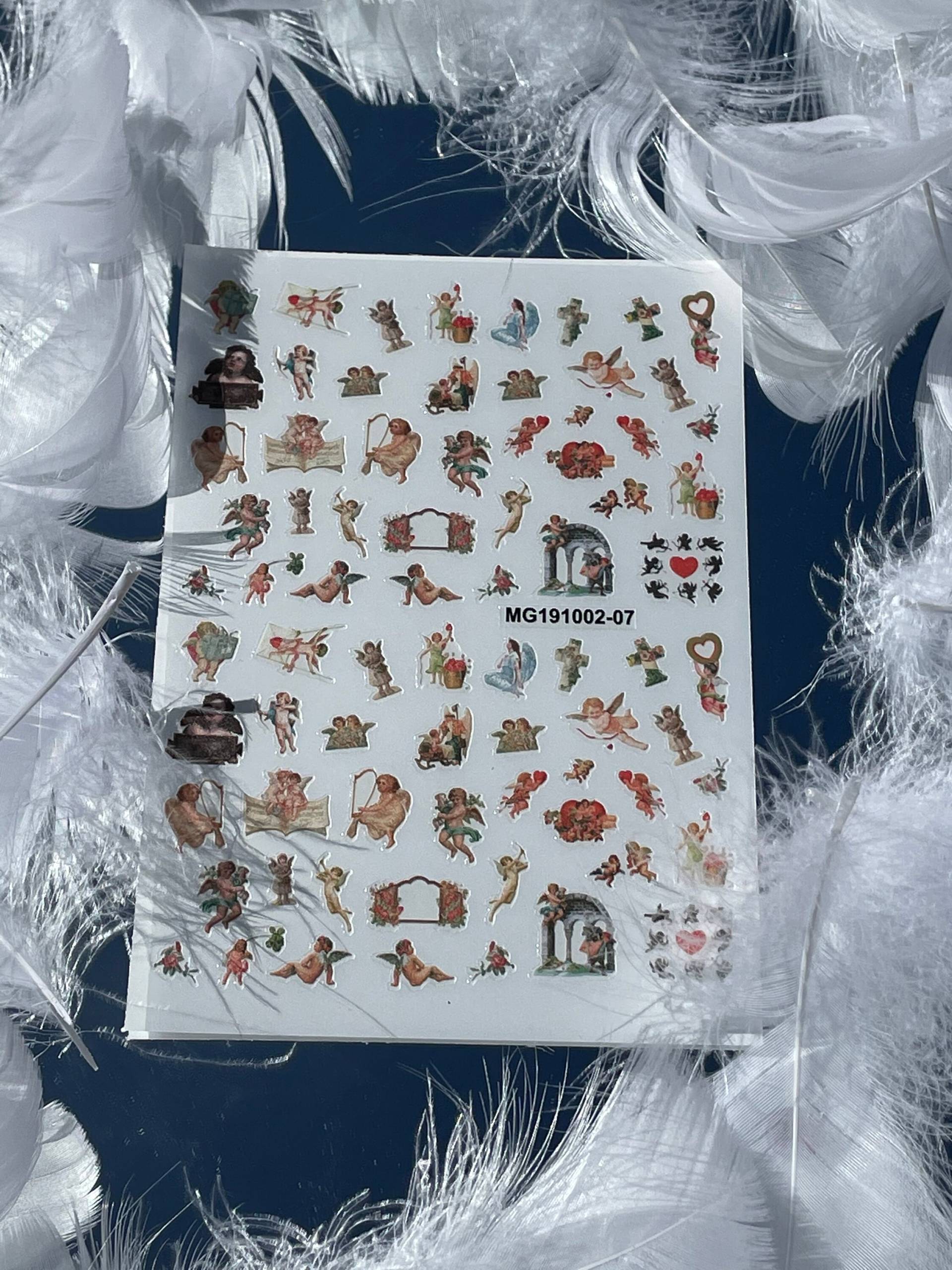 Engel Nagel Aufkleber, Cherub Baby Amor Nagelkunst, Nagel-Aufkleber, Nagel-Aufkleber Engel Nagel Aufkleber, Cherub Baby Amor Nagelkunst, Nagel-Aufkleber, Nagel-Aufkleber von MonarchyandCo