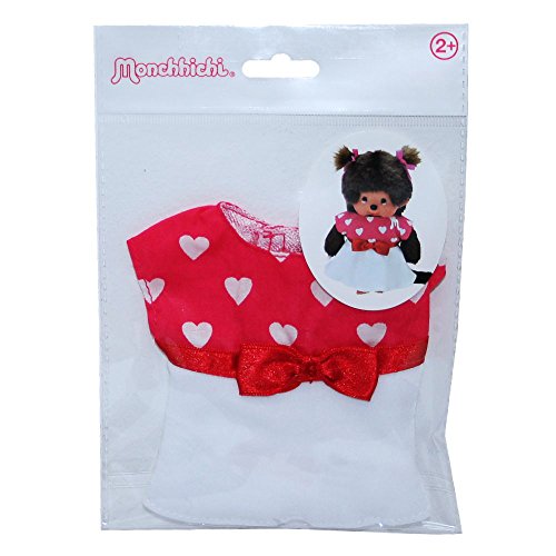 Monchhichi Boutique Fashion Puppen-Kleidung Mode, Style:Herzchen-Kleid von Sekiguchi