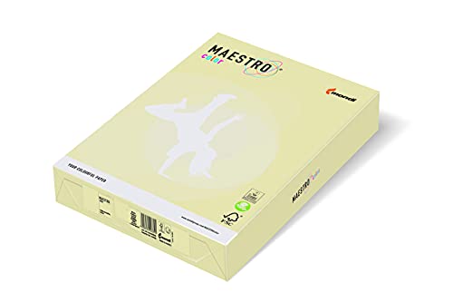 Maestro Color BE66 farbiges Papier für Laserdrucker, A4, 160 g/m², 250 Blatt, 5 Stück von Mondi
