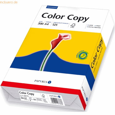 5 x Mondi Farbkopierpapier Mondi Color Copy A4 300g/qm weiß VE=125 Bla 5 x Mondi Farbkopierpapier Mondi Color Copy A4 300g/qm weiß VE=125 Bla von Mondi