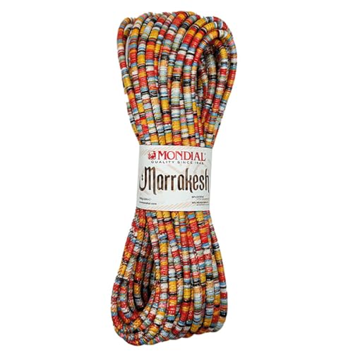 Mondial Marrakesh Garn 300 g Knäuel 22 m (838 Gelb/Orange) von Mondial