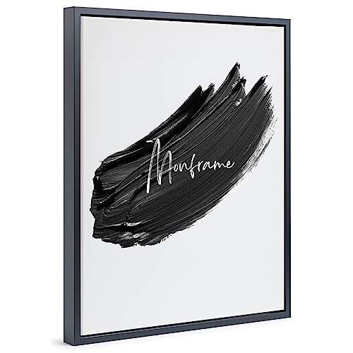 Monframe Schattenfugenrahmen - 20x40 cm - Schwarz - für Leinwandbilder auf Keilrahmen - Leerrahmen ohne Glas und Rückwand Monframe Schattenfugenrahmen - 20x40 cm - Schwarz - für Leinwandbilder auf Keilrahmen - Leerrahmen ohne Glas und Rückwand von Monframe