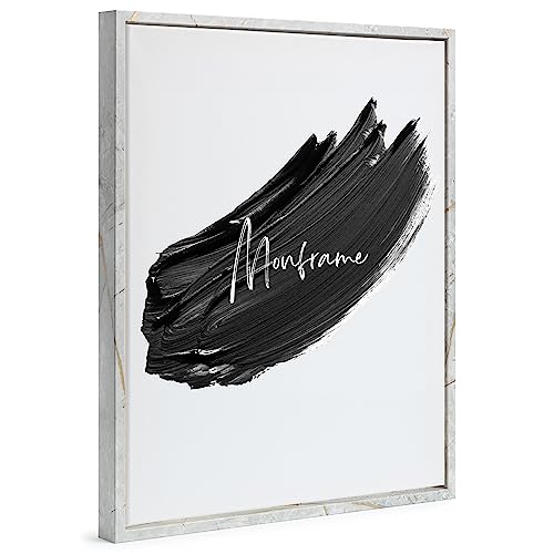 Monframe Schattenfugenrahmen - 50x50 cm - Marmor Grau - für Leinwandbilder auf Keilrahmen - Leerrahmen ohne Glas und Rückwand Monframe Schattenfugenrahmen - 50x50 cm - Marmor Grau - für Leinwandbilder auf Keilrahmen - Leerrahmen ohne Glas und Rückwand von Monframe