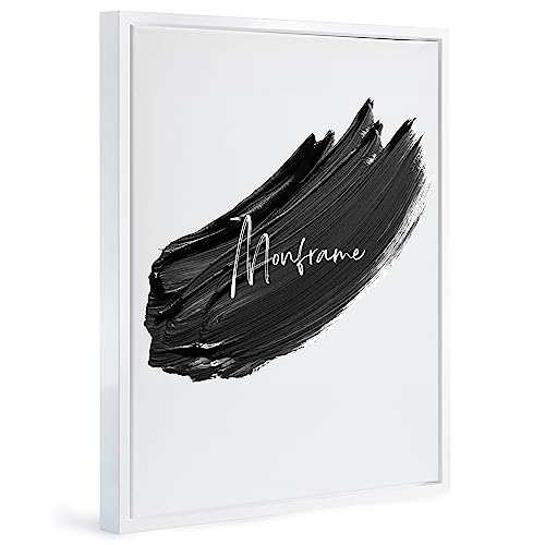 Monframe Schattenfugenrahmen - 50x50 cm - Weiß Glanz - für Leinwandbilder auf Keilrahmen - Leerrahmen ohne Glas und Rückwand Monframe Schattenfugenrahmen - 50x50 cm - Weiß Glanz - für Leinwandbilder auf Keilrahmen - Leerrahmen ohne Glas und Rückwand von Monframe