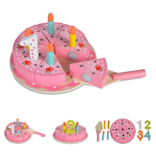 Cangaroo Holzspielzeugkuchen Ab 18 Monaten Torte Kerzen Tortenheber Pink Mehrfarbig 4223N Cangaroo Holzspielzeugkuchen Ab 18 Monaten Torte Kerzen Tortenheber Pink Mehrfarbig 4223N von Moni