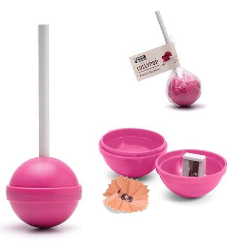 Monkey Business Lollypop Bleistiftspitzer für Kinder - Lustiger, Manueller Spitzer für Buntstifte, Niedlich für Mädchen und Jungen, Studentenbedarf, Geburtstagsgeschenk Monkey Business Lollypop Bleistiftspitzer für Kinder - Lustiger, Manueller Spitzer für Buntstifte, Niedlich für Mädchen und Jungen, Studentenbedarf, Geburtstagsgeschenk von Monkey Business