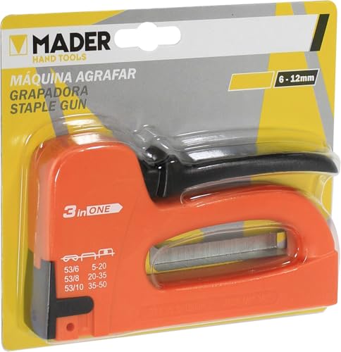 Heftgerät – 3 in 1, für Heftklammern von 6 bis 12 mm, inklusive 100 Heftklammern, aus robustem Metall, ideal für Bastelarbeiten und Büroarbeiten Heftgerät – 3 in 1, für Heftklammern von 6 bis 12 mm, inklusive 100 Heftklammern, aus robustem Metall, ideal für Bastelarbeiten und Büroarbeiten von Monkey Ladder