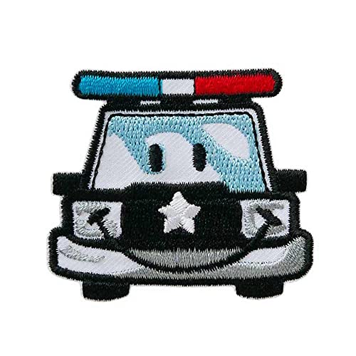Mono-Quick Smiley Bügelbild Aufnäher Patch Applikation zum Aufbügeln Polizeiauto 5,0 x 4,5 cm Mono-Quick Smiley Bügelbild Aufnäher Patch Applikation zum Aufbügeln Polizeiauto 5,0 x 4,5 cm von Mono-Quick GmbH