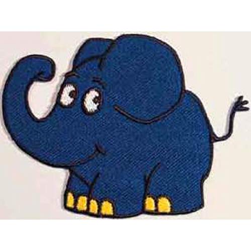 Applikationen - Kids and Hits - aufbügelbar Sendung mit der Maus Elefant ca. 6,0x8,0 cm farbig von Mono-Quick