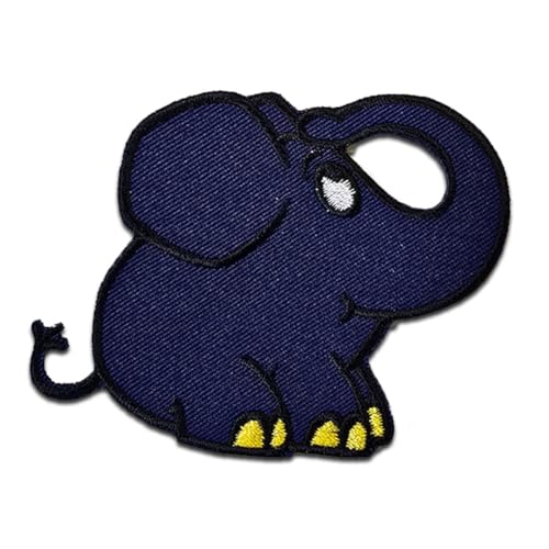 Elefant Sendung Mit Der Maus Kinder - Aufnäher, Bügelbild, Aufbügler, Applikationen, Patches, Flicken, Zum Aufbügeln, Größe: 6 x 6 cm Elefant Sendung Mit Der Maus Kinder - Aufnäher, Bügelbild, Aufbügler, Applikationen, Patches, Flicken, Zum Aufbügeln, Größe: 6 x 6 cm von Mono-Quick