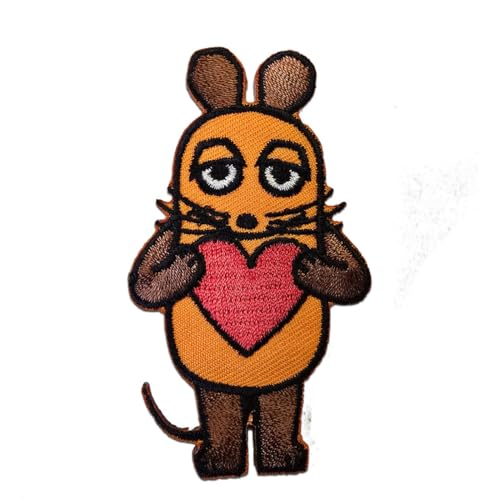 Maus Sendung Mit Der Maus Kinder - Aufnäher, Bügelbild, Aufbügler, Applikationen, Patches, Flicken, Zum Aufbügeln, Größe: 7,5 x 4 cm Maus Sendung Mit Der Maus Kinder - Aufnäher, Bügelbild, Aufbügler, Applikationen, Patches, Flicken, Zum Aufbügeln, Größe: 7,5 x 4 cm von Mono-Quick