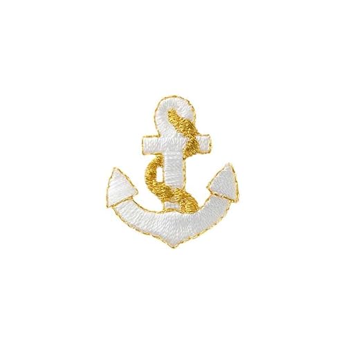 Mono-Quick 02091 Anker Weiß Gold Applikation, Bügelbild, Patch, Aufnäher, Maritim Mono-Quick 02091 Anker Weiß Gold Applikation, Bügelbild, Patch, Aufnäher, Maritim von Mono-Quick