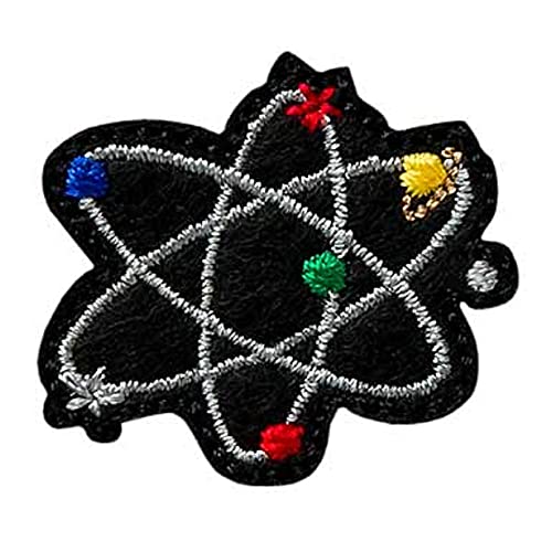 Mono Quick 02166 Atomium Applikation, Bügelbild Patch Aufnäher, Atom, ca. 3,0 x 2,5 cm von Mono-Quick