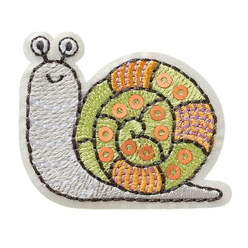 Mono Quick 06164 Schnecke mit Pailletten Bügelbild, Patch, ca. 3,7 x 4,3 cm Mono Quick 06164 Schnecke mit Pailletten Bügelbild, Patch, ca. 3,7 x 4,3 cm von Mono-Quick