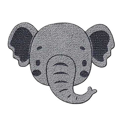 Mono Quick 0626x Tier Applikation, Bügelbild, Patch, Affe Giraffe Elefant Alpaka Koala, Tierkopf (06265 - Elefantenkopf) von Mono Quick