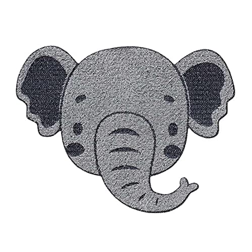 Mono Quick 0626x Tier Applikation, Bügelbild, Patch, Affe Giraffe Elefant Alpaka Koala, Tierkopf (06265 - Elefantenkopf) von Mono-Quick