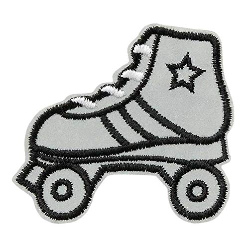 Mono Quick 0690x Reflex Sticker, Bügelbilder, reflektierend, Reflektor Patch - Schulweg (06906 - Reflex Rollschuh) von Mono Quick
