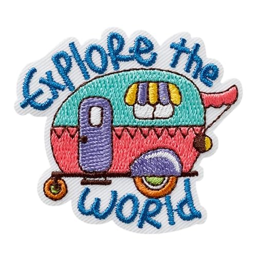 Mono Quick 10034 Abenteuer Wohnwagen Bügelbild, Patch, ca. 4,5 x 5 cm Explore the World Mono Quick 10034 Abenteuer Wohnwagen Bügelbild, Patch, ca. 4,5 x 5 cm Explore the World von Mono-Quick