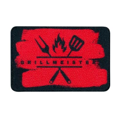 Mono-Quick 10217 Grillmeister Applikation, Bügelbild, Patch, Aufnäher, Aufkleber ca. 4,5 x 7 cm, Lord of the Grill Mono-Quick 10217 Grillmeister Applikation, Bügelbild, Patch, Aufnäher, Aufkleber ca. 4,5 x 7 cm, Lord of the Grill von Mono-Quick