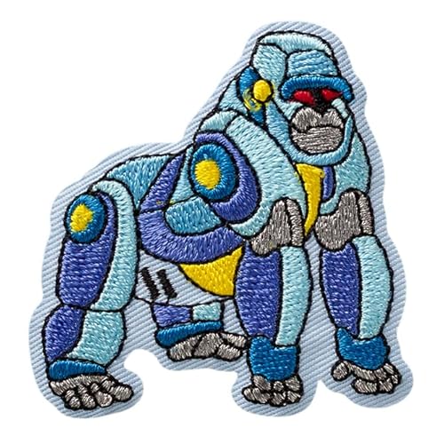 Mono Quick 10382 Gorilla Roboter Bügelbild, Patch, ca. 5 x 5 cm Applikation Mono Quick 10382 Gorilla Roboter Bügelbild, Patch, ca. 5 x 5 cm Applikation von Mono Quick