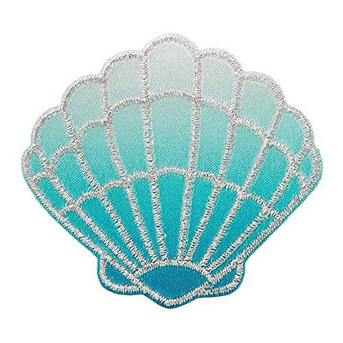 Mono Quick 1205x Muscheln Bügelbilder, Pink, Lila, Türkis, Blau - Applikation Meer (12055 - Türkis) von Mono Quick
