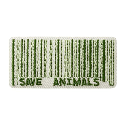 Mono Quick 14128 RECYCL-PATCH Save Animals Strichcode Bügelbild, ca. 3 x 6 cm PET Mono Quick 14128 RECYCL-PATCH Save Animals Strichcode Bügelbild, ca. 3 x 6 cm PET von Mono Quick
