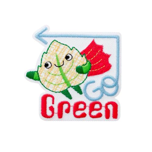 Mono-Quick 14156 RECYCL-PATCH Go Green Applikation, Patch, Bügelbild aus recycelten PET Flaschen von Mono-Quick