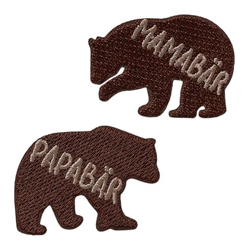 Mono-Quick 14269 Mama+Papa Bären Applikation, Bügelbild, Patch, Aufnäher, Mamabär Papabär 2er Set Mono-Quick 14269 Mama+Papa Bären Applikation, Bügelbild, Patch, Aufnäher, Mamabär Papabär 2er Set von Mono-Quick