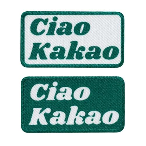 Mono-Quick 16164 Ciao Kakao Applikation, Bügelbild, Patch, Aufnäher, 2er Set, Label von Mono-Quick