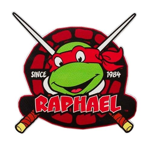 Mono-Quick 1825x TMNT© Team Applikation, Bügelbild, Patch, versch. Motive, Teenage Mutant Ninja Turtles (18253 - TMNT Raphael) von Mono-Quick