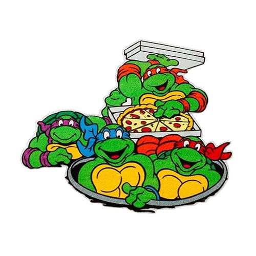 Mono-Quick 1825x TMNT© Team Applikation, Bügelbild, Patch, versch. Motive, Teenage Mutant Ninja Turtles (18258 - TMNT Pizza) von Mono-Quick