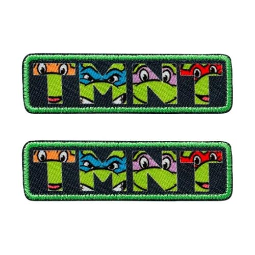 Mono-Quick 1825x TMNT© Team Applikation, Bügelbild, Patch, versch. Motive, Teenage Mutant Ninja Turtles (18259 - TMNT Logo Set) von Mono-Quick