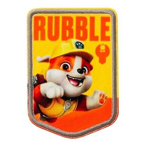 Mono-Quick 1828x Paw Patrol© Team Applikation, Bügelbild, Patch, Aufbügler, verschiedene Motive (18284 - PP Rubble) von Mono-Quick