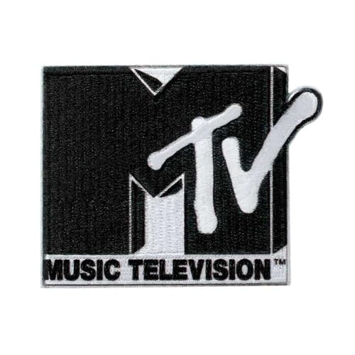 Mono-Quick 1830x MTV© Logo Applikation, Bügelbild, Patch, Aufbügler, verschiedene Motive (18305 - MTV Schwarz) von Mono-Quick