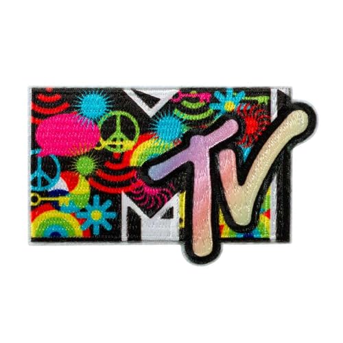 Mono-Quick 1830x MTV© Logo Applikation, Bügelbild, Patch, Aufbügler, verschiedene Motive (18306 - MTV Peace) von Mono-Quick