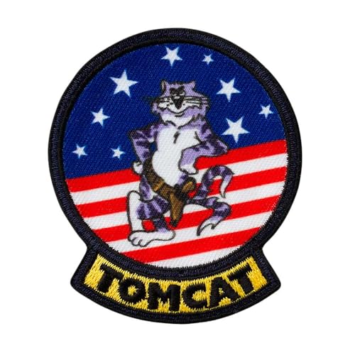 Mono-Quick 1830x Top Gun© Logo Applikation, Bügelbild, Patch, Aufbügler, verschiedene Motive (18301 - TG Tomcat) von Mono-Quick