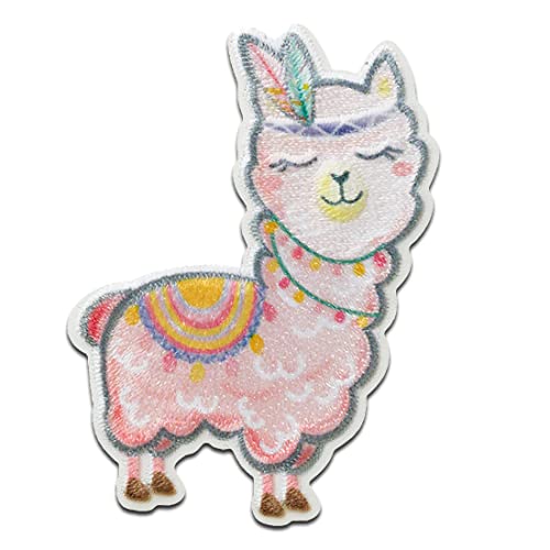 Mono Quick Alpaka rosa Tier - Aufnäher, Bügelbild, Aufbügler, Applikationen, Patches, Flicken, zum aufbügeln, Größe: 5,8 x 4 cm Mono Quick Alpaka rosa Tier - Aufnäher, Bügelbild, Aufbügler, Applikationen, Patches, Flicken, zum aufbügeln, Größe: 5,8 x 4 cm von Mono-Quick