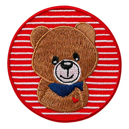 Mono-Quick Bügelbild Aufnäher Patch Applikation zum Aufbügeln Bär im roten Patch 6,5 cm Mono-Quick Bügelbild Aufnäher Patch Applikation zum Aufbügeln Bär im roten Patch 6,5 cm von Mono-Quick