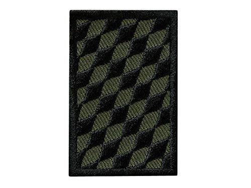 Mono-Quick Bügelbild Aufnäher Patch Applikation zum Aufbügeln Flag Military Flagge 5,0 x 3,5 cm von Mono-Quick