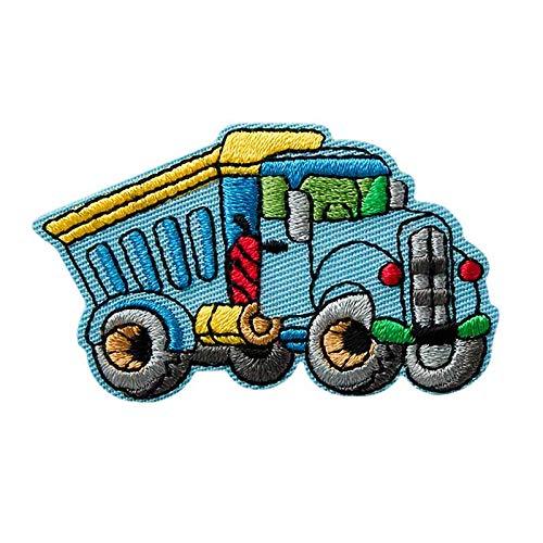Mono-Quick Bügelbild Aufnäher Patch Applikation zum Aufbügeln Truck LKW 5,5 x 3,5 cm von Mono-Quick