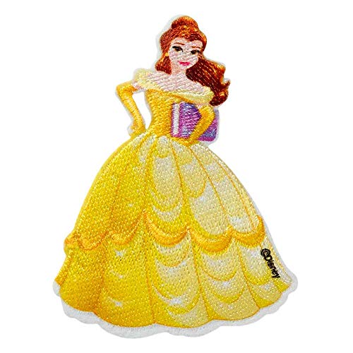 Mono Quick Disney Prinzessinnen Applikationen, Bügelbild Patches Arielle Vaiana Mulan Belle UVM. (14085 - Belle) von Mono-Quick