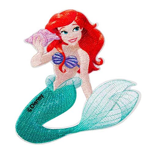 Mono Quick Disney Prinzessinnen Applikationen, Bügelbild Patches Arielle Vaiana Mulan Belle UVM. (14090 - Arielle) von Mono-Quick