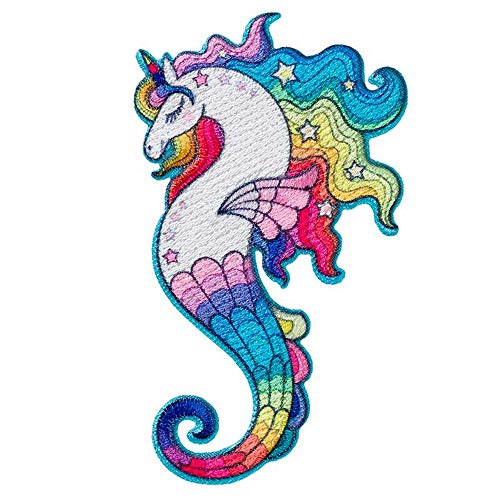 Mono Quick Einhorn Seepferdchen - Aufnäher Aufbügler Applikation Iron-On Patch Mono Quick Einhorn Seepferdchen - Aufnäher Aufbügler Applikation Iron-On Patch von Mono-Quick