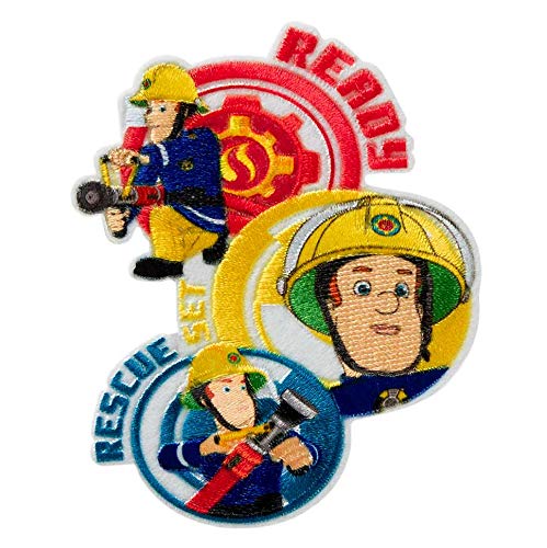 Mono Quick Feuerwehrmann Sam Applikationen, Bügelbild, Patch, Aufnäher, Penny Jupiter Venus (18046 - Ready Rescue) von Mono-Quick