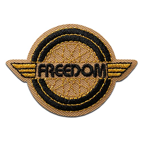 Mono Quick Freedom Wheel - Aufnäher, Bügelbild, Aufbügler, Applikationen, Patches, Flicken, zum aufbügeln, Größe: 3,9 x 5,6 cm Mono Quick Freedom Wheel - Aufnäher, Bügelbild, Aufbügler, Applikationen, Patches, Flicken, zum aufbügeln, Größe: 3,9 x 5,6 cm von Mono-Quick